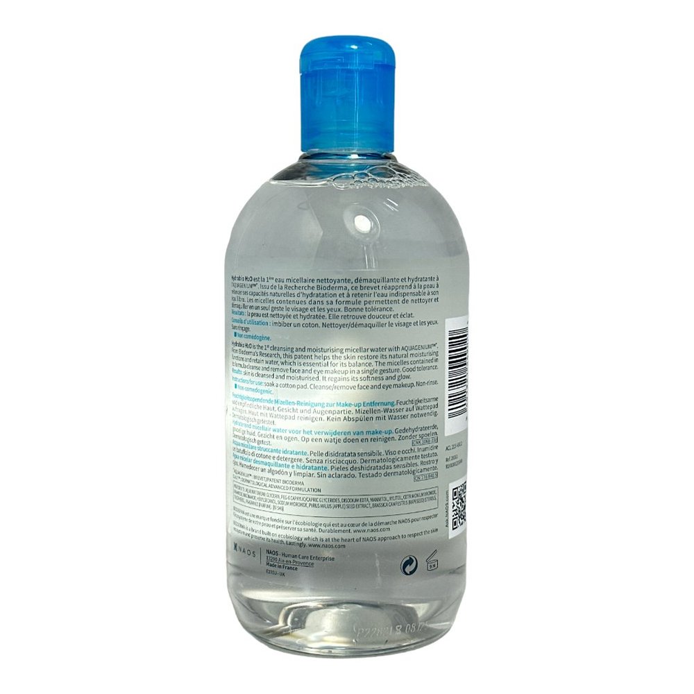Bioderma Hydrabio H2o Moisturising Micellar Water Makeup Remover 500ml/16.7fl.oz